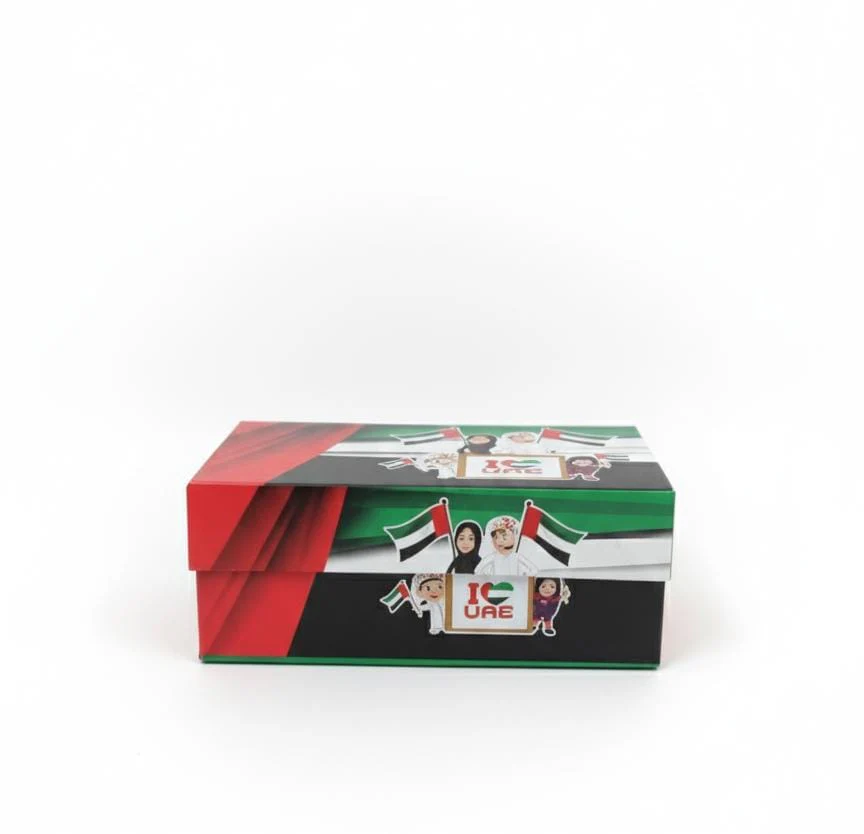 AKDC UAE Gift Box – Small Size 16×6CM, Ideal for National Day Gifting & Souvenir Packaging - Image 2