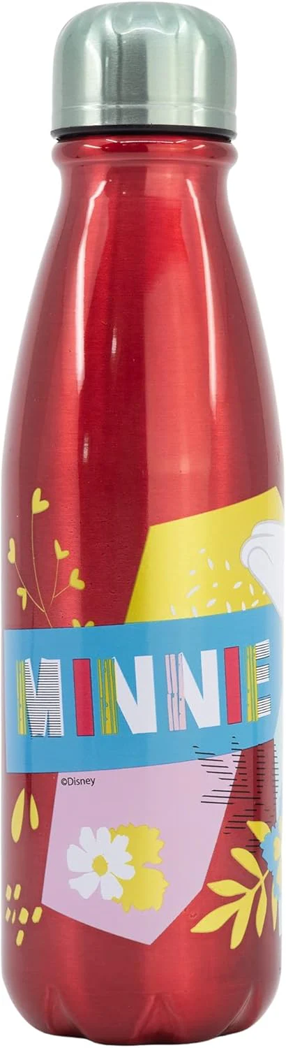 AKDC Water Bottle Aluminium reutilizable Minnie Mouse 600ml - Image 2