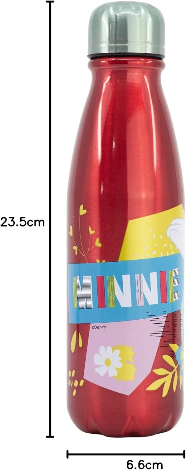 AKDC Water Bottle Aluminium reutilizable Minnie Mouse 600ml - Image 3