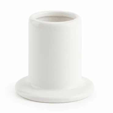 AKDC White Ceramic Toothpick Holder – 3 Inch Compact Tabletop Accessory for Home, Café & Restaurant Use