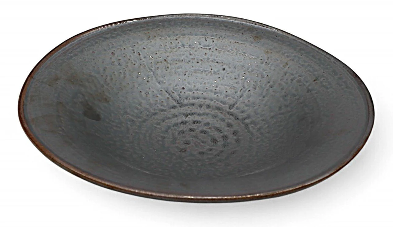 AKDC Wide Rustic Ceramic Bowl – 30×7.5 cm, Durable Handmade Style - Image 2