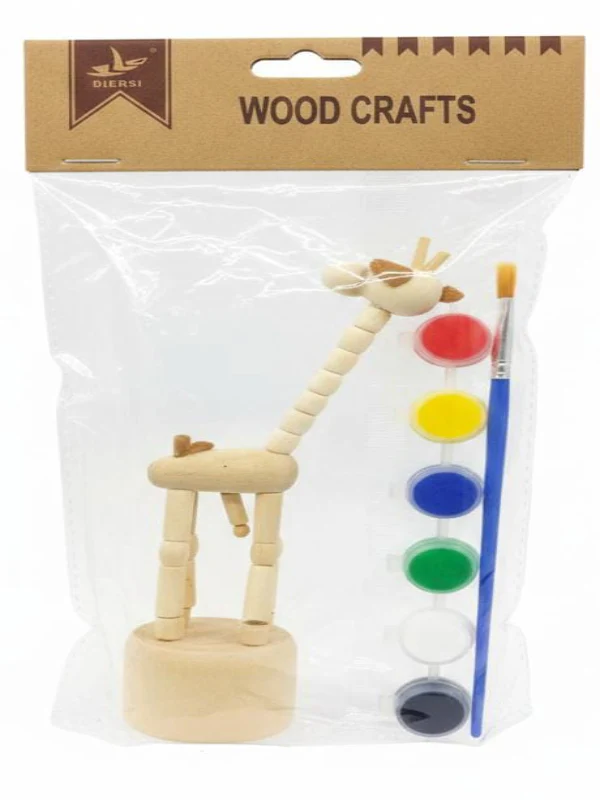Biersi Wooden Camel Painting Craft Kit – Creative DIY Art Set