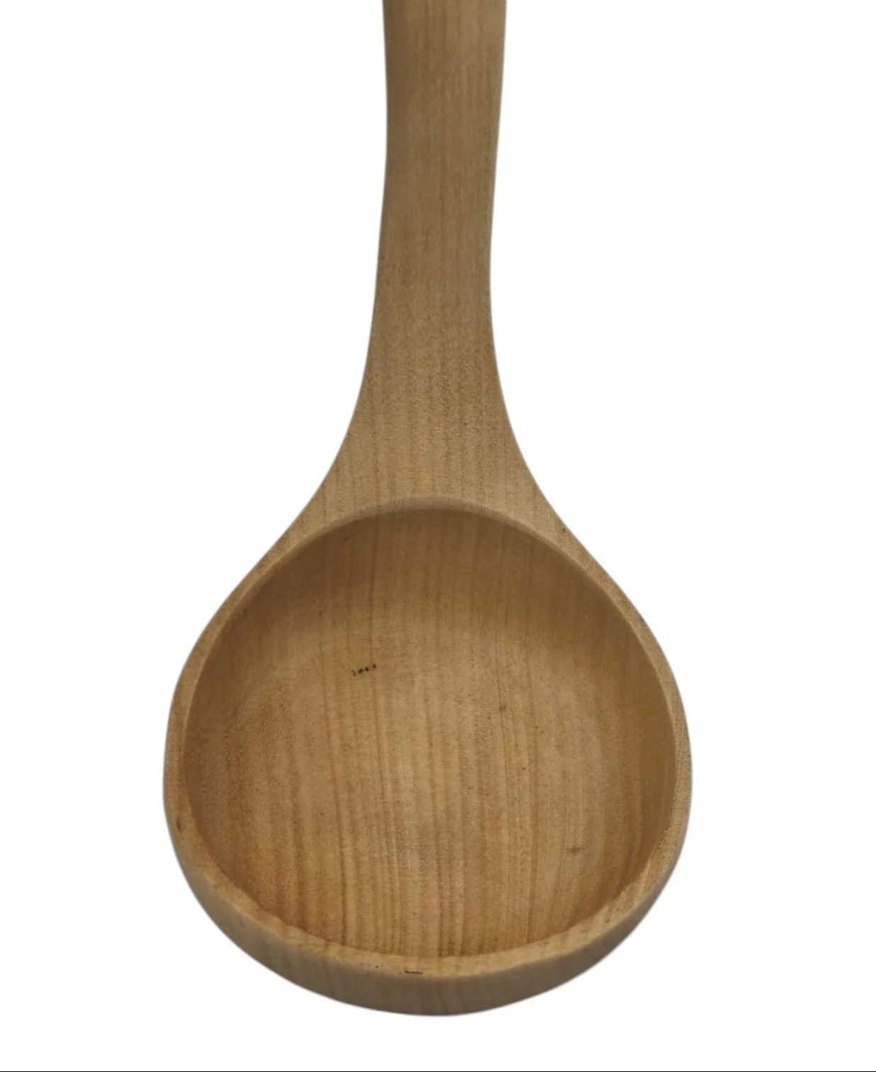 AKDC Wooden Ladle, Wooden Spoons, Wood Soup Spoon Serving Spoon with Comfortable Long Handle and Grain for Cooking, Serving and Stirring-30cmX9cm - Image 3