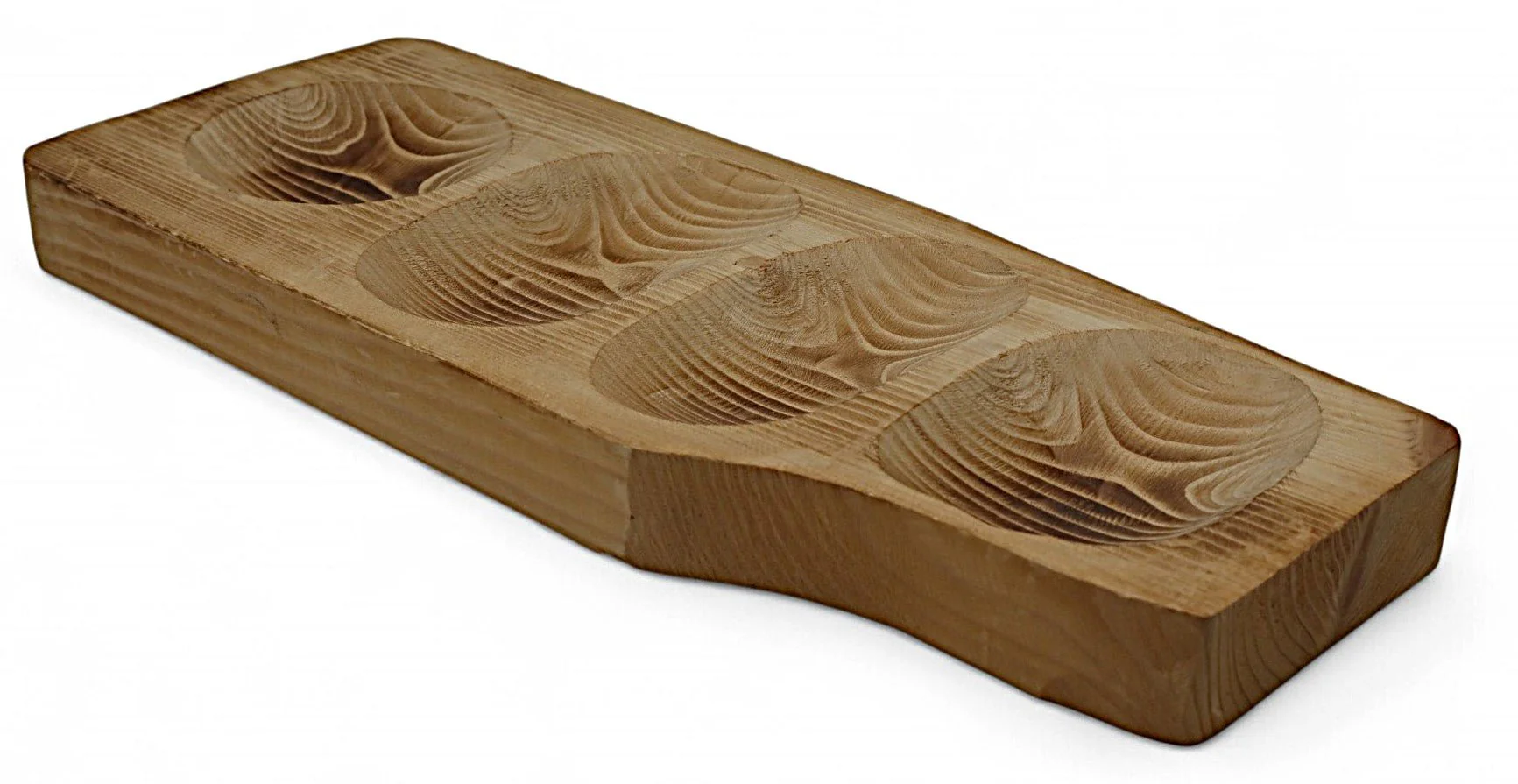 AKDC Wooden Snack Tray with 4 Compartments – 82×34×22 cm, Ideal for Parties