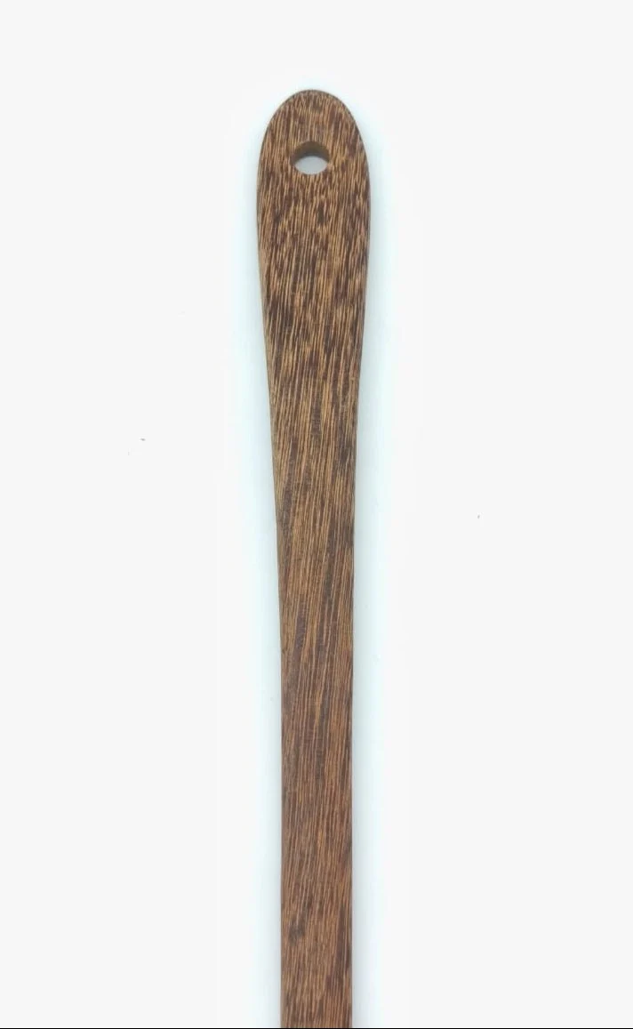 AKDC Wooden Turner Kitchen Cooking Utensil Olivewood Swizzle Stick Wood-39cmX9.5cm - Image 4