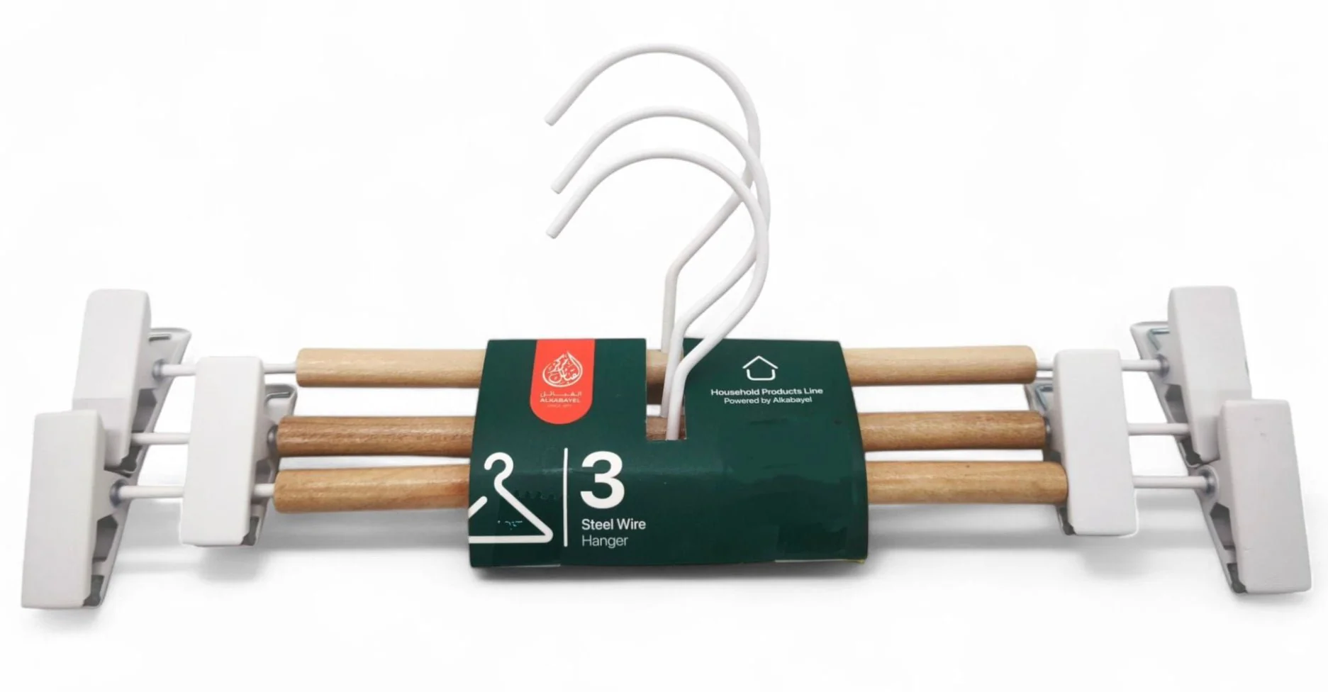 Al Kabayel Steel Hangers  3-Pack