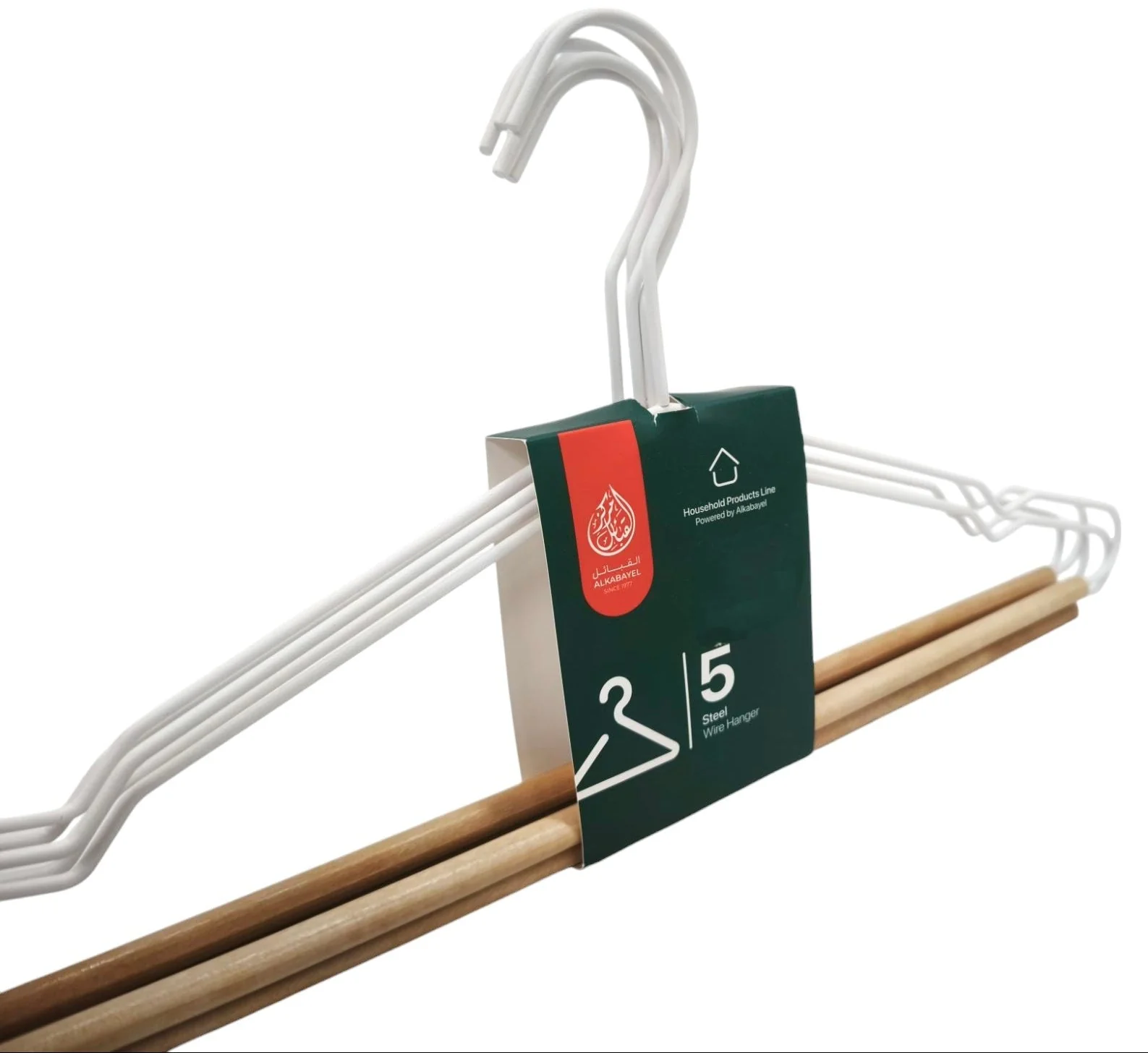 Al Kabayel Steel Wire Hangers  Set of 5 - Image 2