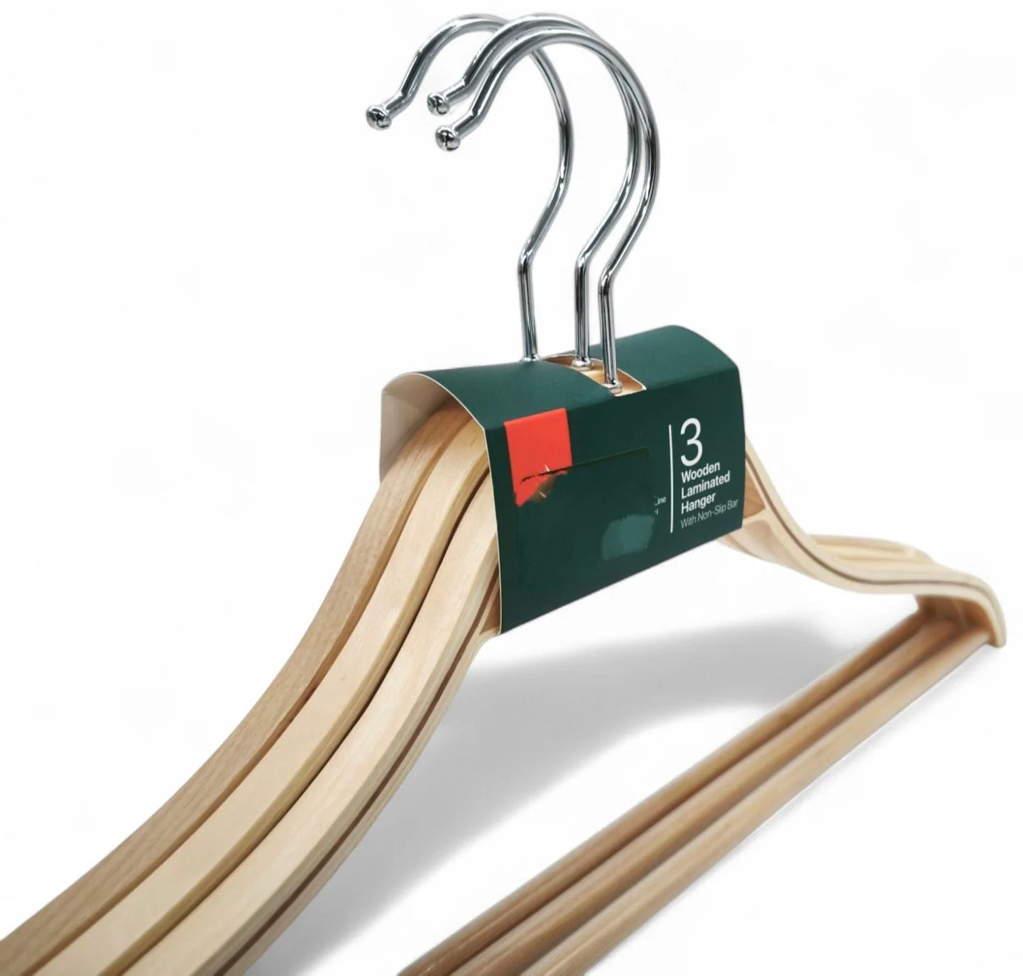 Al Kabayel Wooden Hangers 3-Pack - Image 3