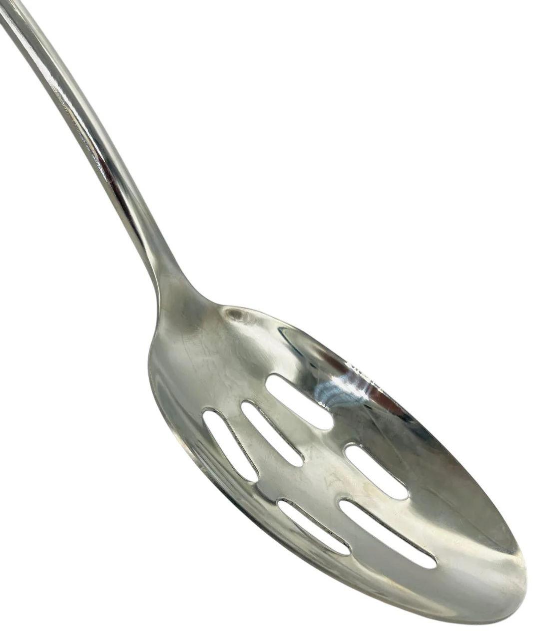 Almarjan Stainless Steel Slotted Spoon 36cm*7cm, Silver/Gold, CUT0010319 - Image 2