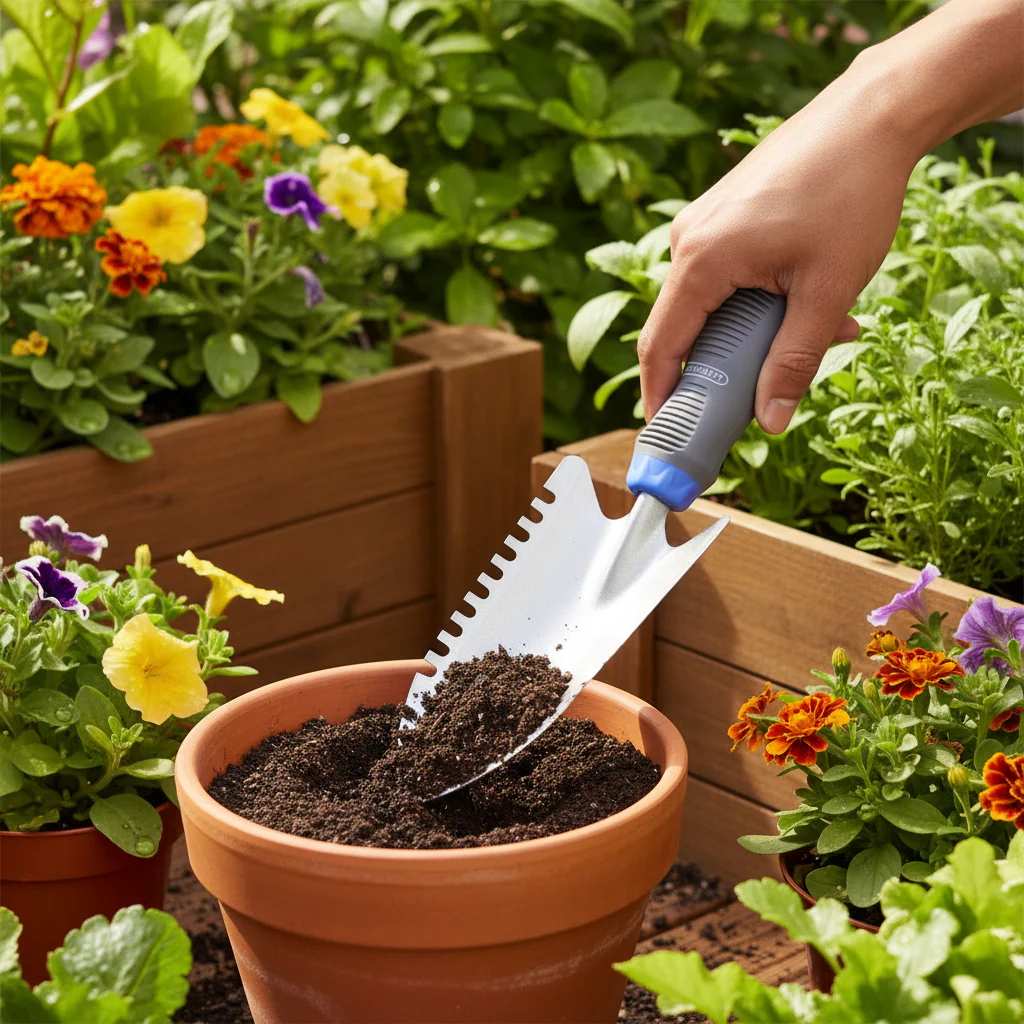 Aquacraft Aluminium Garden Trowel – Heavy-Duty Rust-Resistant Tool with Ergonomic Anti-Slip Handle - Image 2