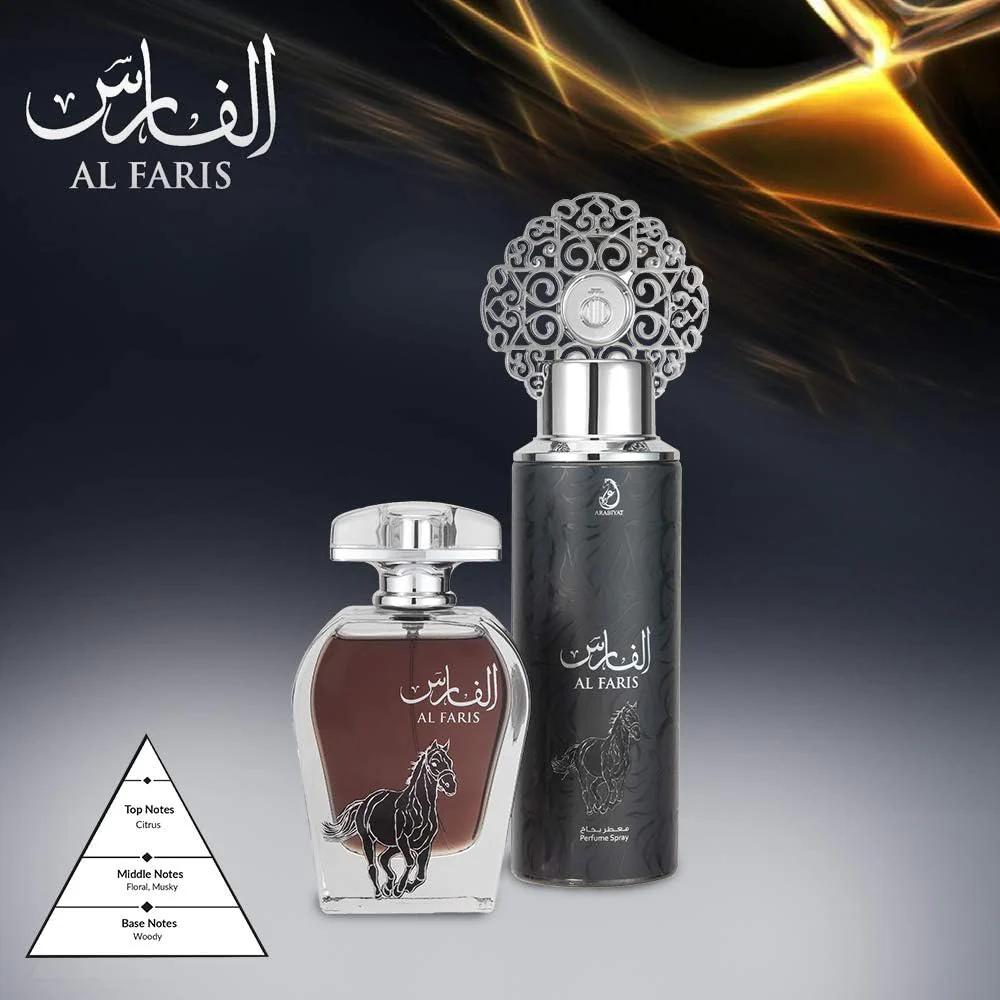 Arabiyat Al Faris EDP Deo-Set Of 100ML+200ML - Image 2