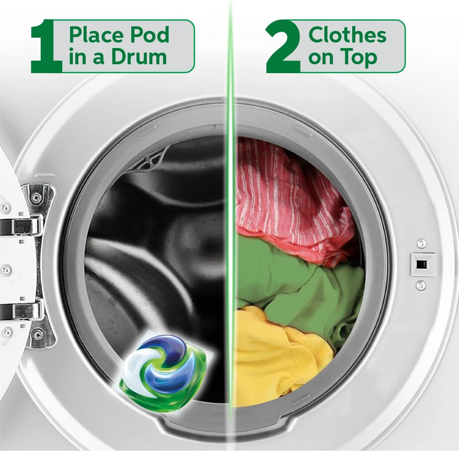 Ariel 3In1 Pods With A Touch Of Downy Freshness, Ariel Liquid Detergent Capsules, Powerful Stain Remover Detergent, Pack Of 2 X 15 Pods - Image 5