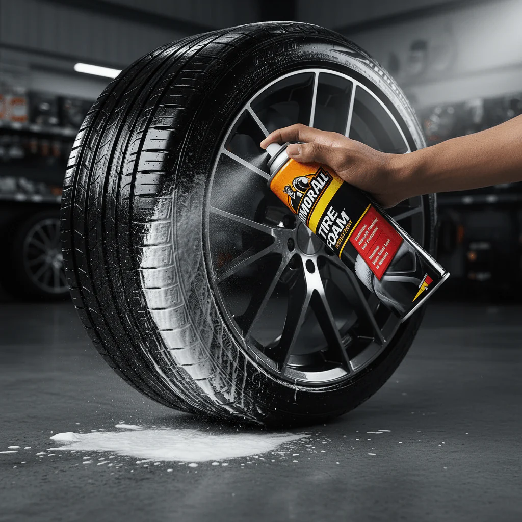 Armor All Tyre Foam Protectant 600ml – Instant Shine & Long Lasting Tire Protection - Image 2