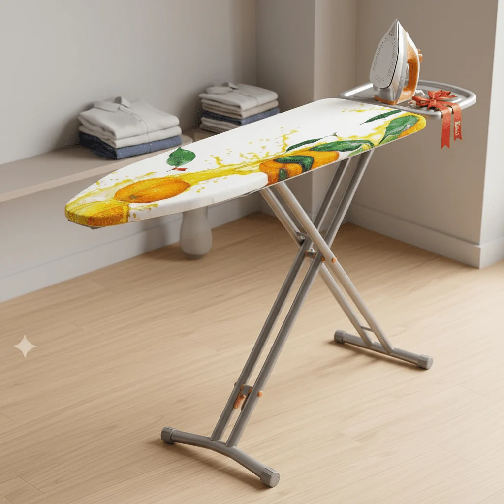 AxodeSilver Premium Ironing Board 42x125 cm – Wide Surface with Strong Metal Frame Assorted Colors - Image 2