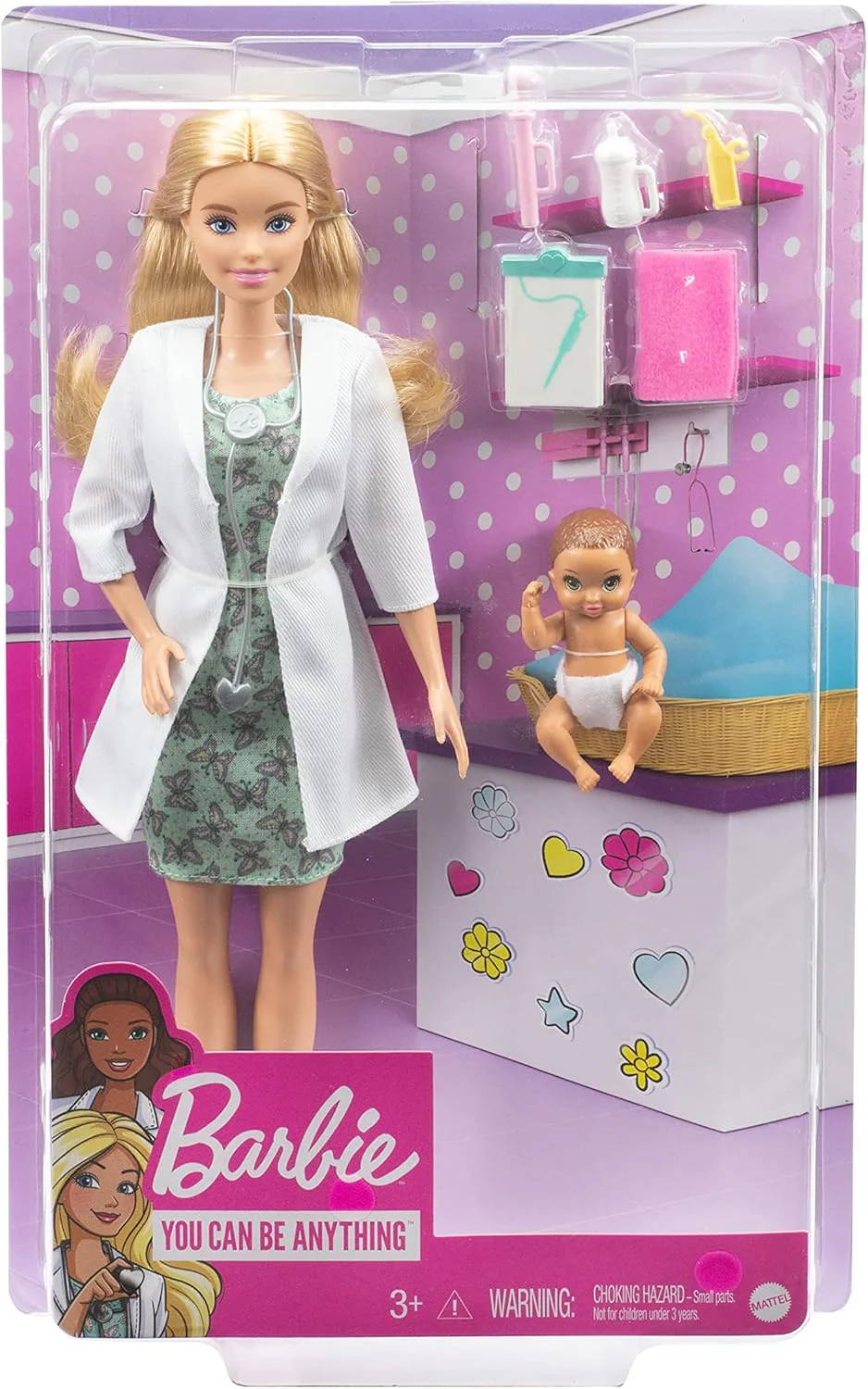 Barbie Doctor Doll, Kids Over 3+ Age, GVK03 - Image 3
