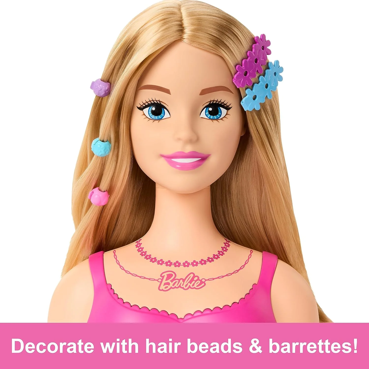 Barbie Doll Head Styler Set, 21pieces Elements, HMD88 - Image 4