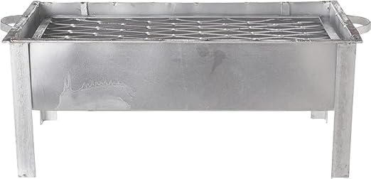 BBQ Stand,kabab,Charcoal brazier for camping and trips,Portable Charcoal Grill BBQ Grill with Tin- Medium-48Cm