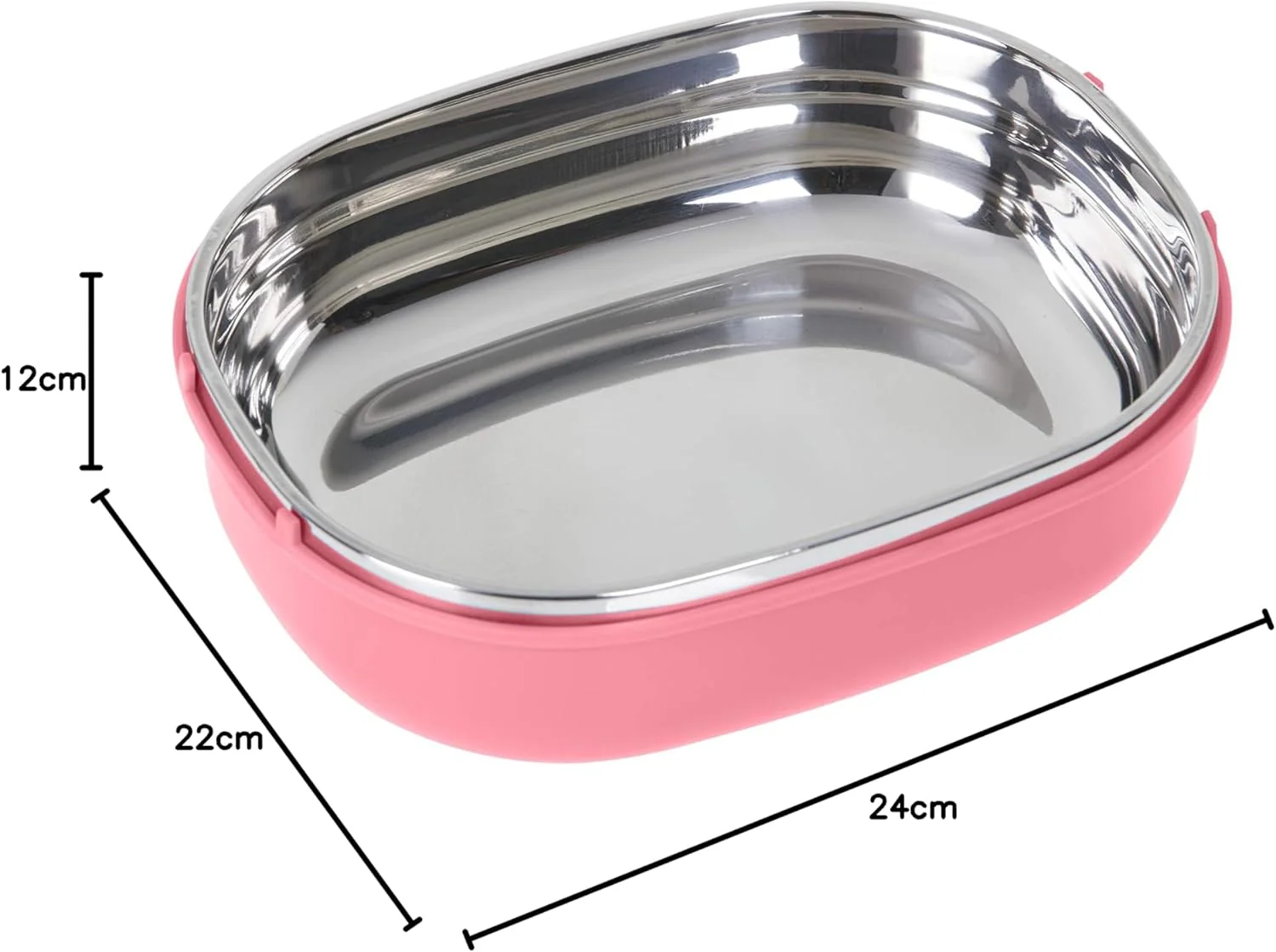 Royalford RF5652PN Assorted Color Lunch Box | Stainless Steel Inner | Thermal Lunch Box Bento Lunch Box with Stainless Steel Thermal Insulation, Thick Layered of Food Containers Leak Proof for Kids, Adult | Suitable for School, Office or Picnic - Image 2