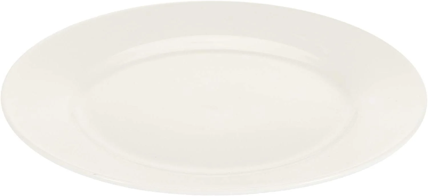 Symphony 4 Pcs Elegant White Ceramic 19 cm Plates & Dishes - Image 2