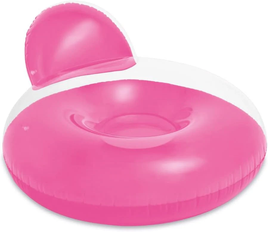 Intex Pillow-Back Inflatable Lounge Float – 137 x 122 cm | Assorted Colors - Image 4