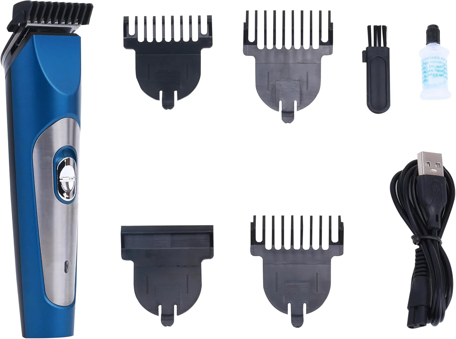 Rechargeable Hair Clipper with Stainless Steel Blade for Easy Cutting | Chargeable NI-CD Battery With Indicator Light | Continuous Working Time of 60 min | Cordless Hair Clipper/Portable SHC-1033N - Image 3