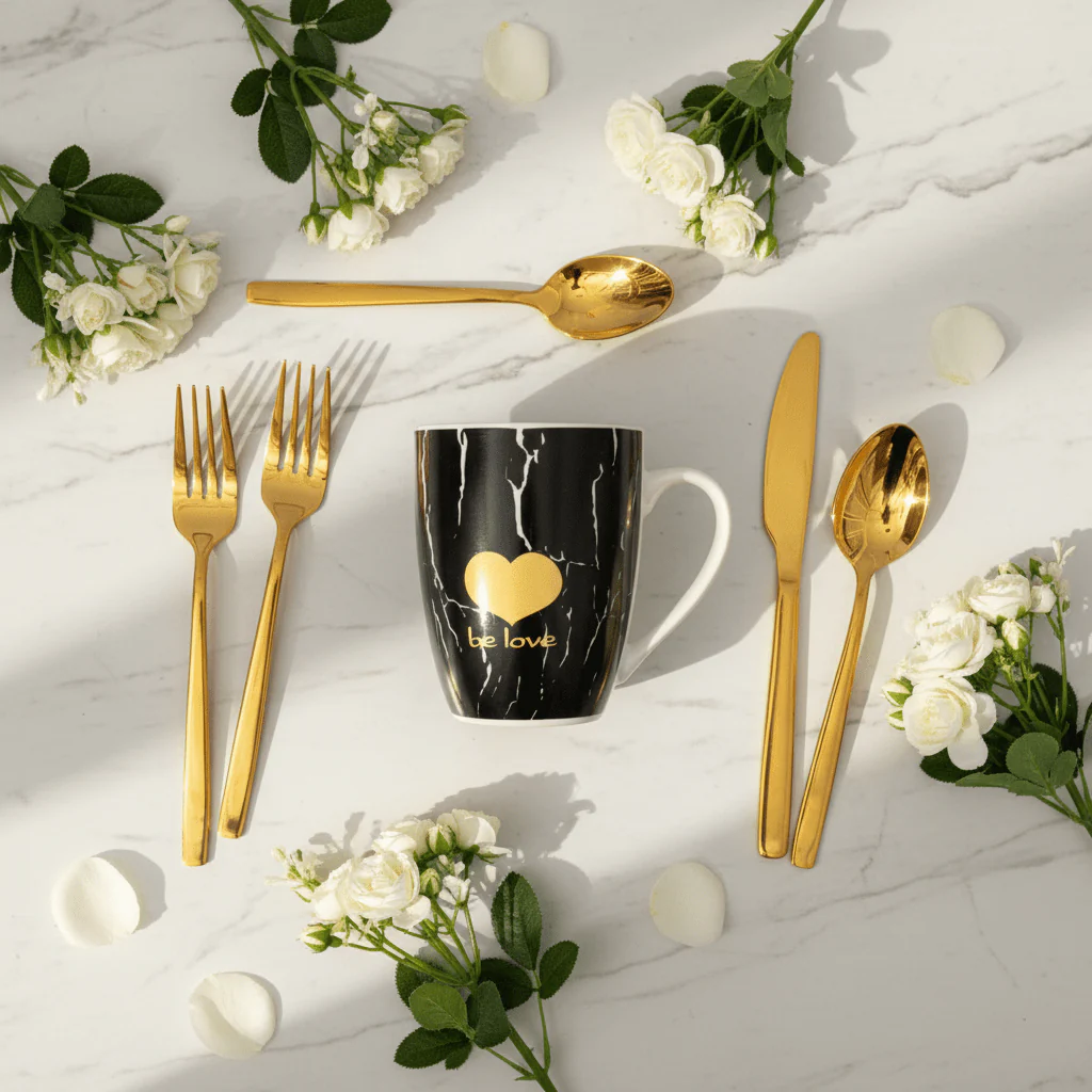 Be Love Marble Ceramic Mug — 300ml - Image 2