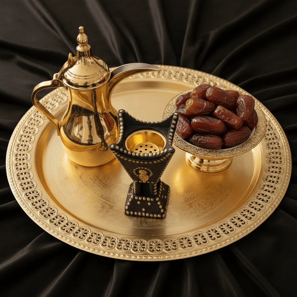 Black & Gold Arabic Incense Burner – Mabkhara | 13×8cm - Image 3