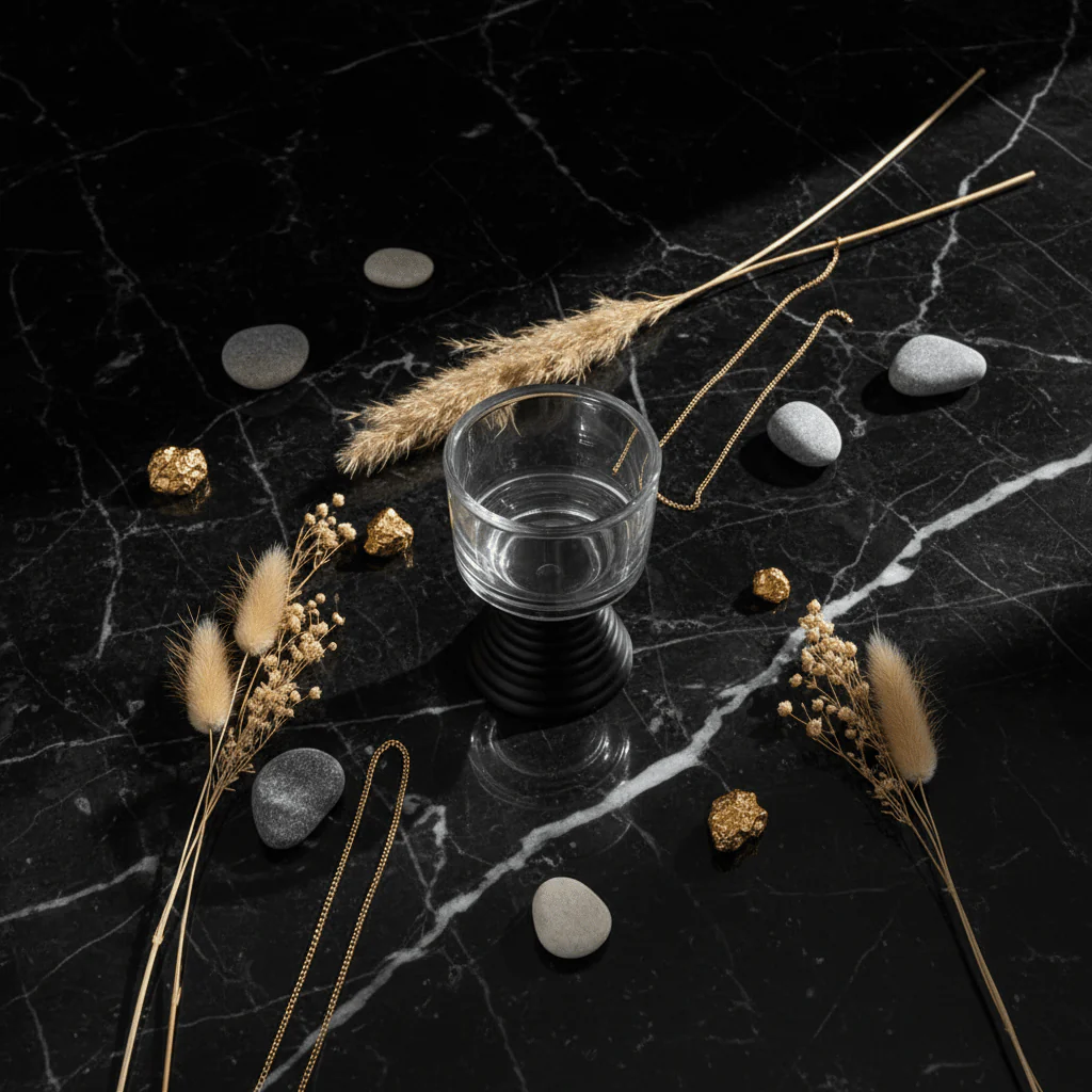 Black Metal Footed Glass Candle Holder for Contemporary Home and Dining Decoration – 11cm - Image 3