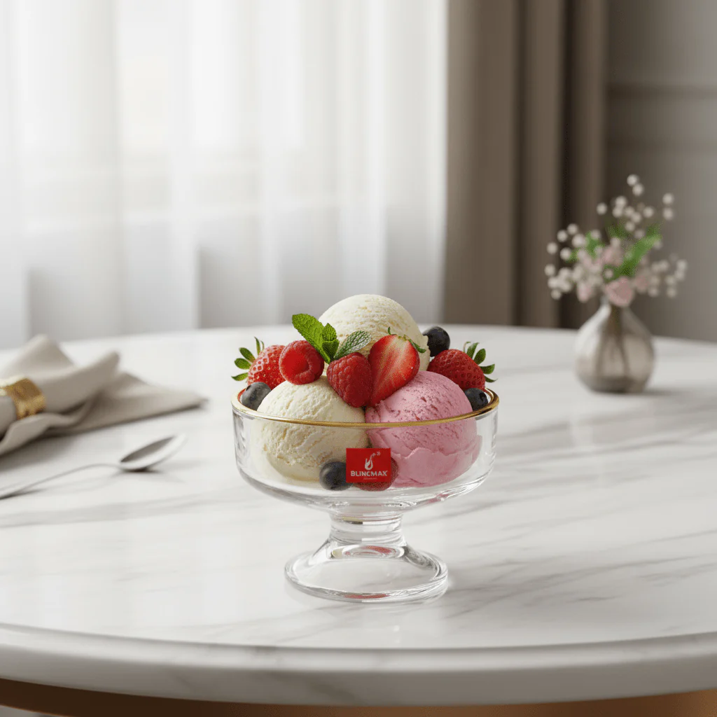 Blinkmax Ice Cream Dessert Cup 205 ml Premium Serving Glass - Image 2