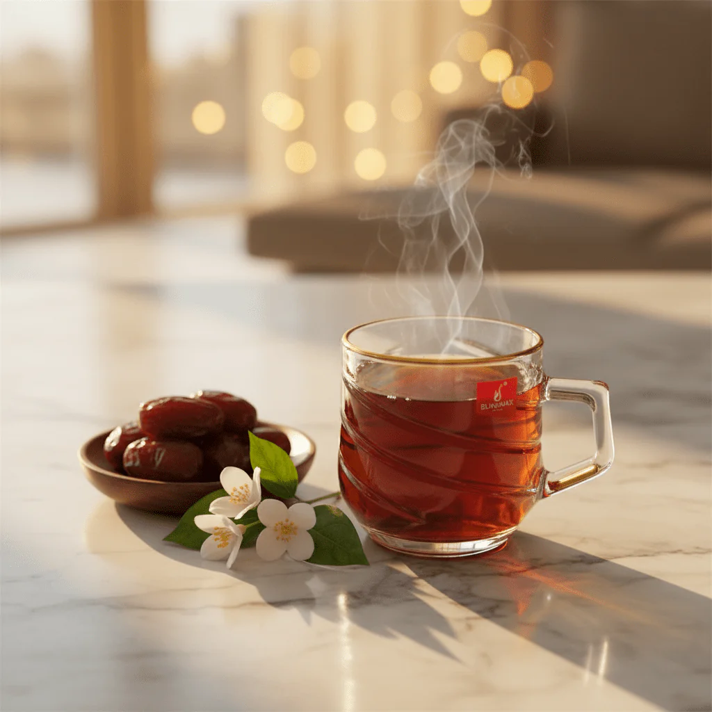 Blinkmax Luxury Glass Mug with Gold Rim & Handle, Elegant Transparent Drinkware 210ml - Image 2
