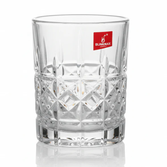 Blinkmax Mini Tumbler Drinking Glass 150 ml Compact Everyday Use Glass