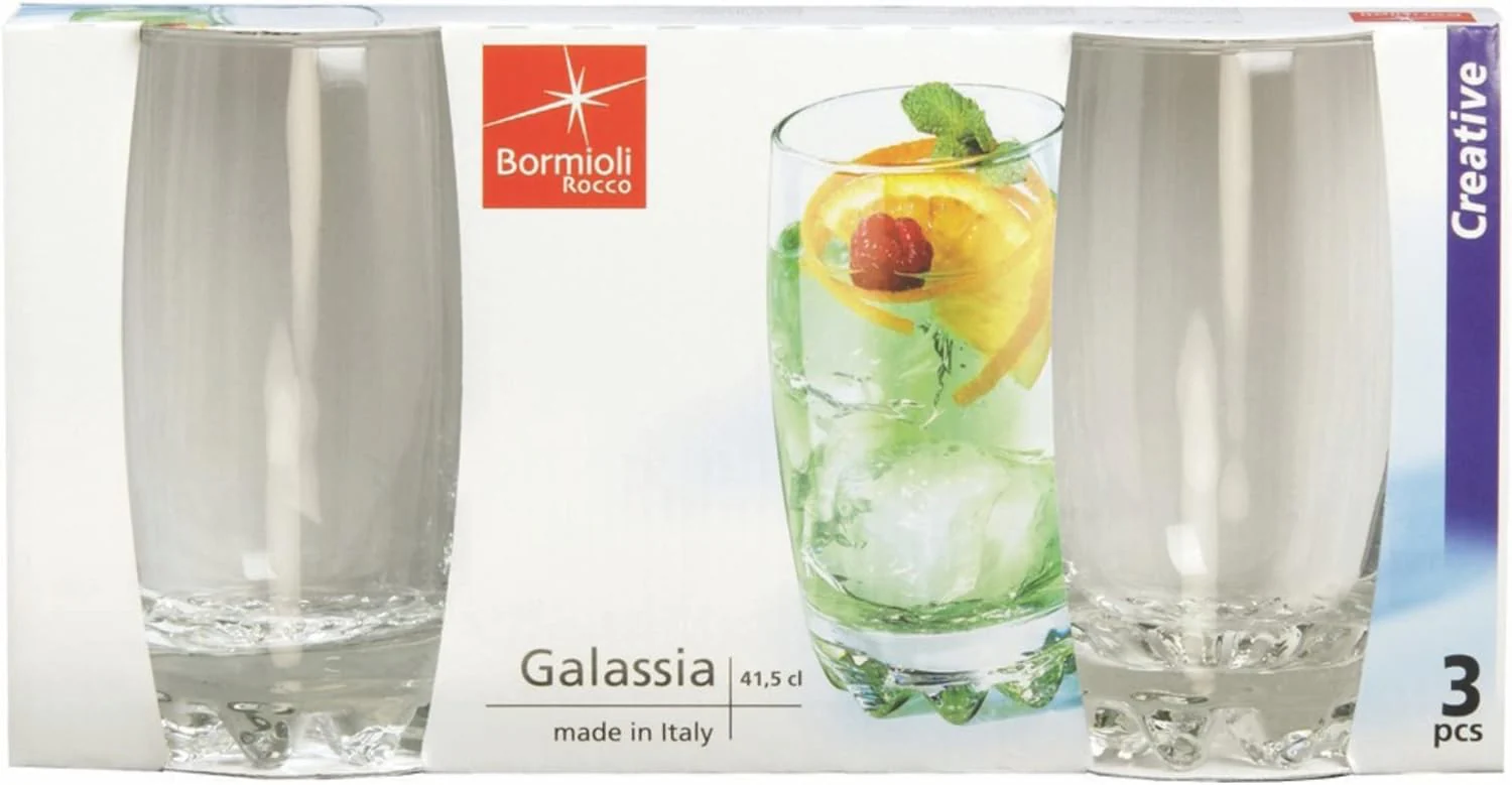 Bormioli Rocco Galassia Long Glass Set 3 Pcs 415ML - Image 4