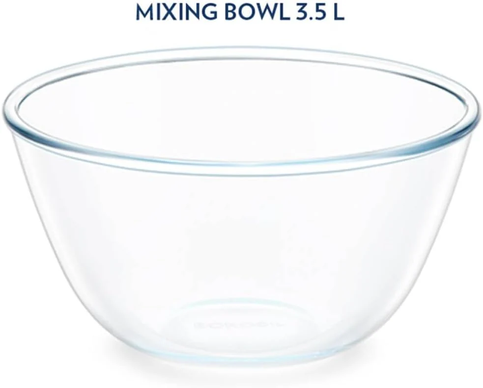 BOROSIL Glass Mixing & Serving Bowl 3.5 Liter - Image 3