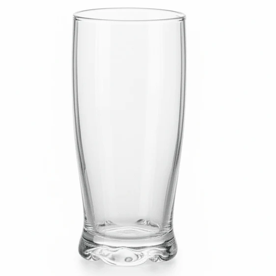 BR Madison Tall Long Drink Glass Set 375 ml Premium Clear Glass for Beverages (3 Pieces)