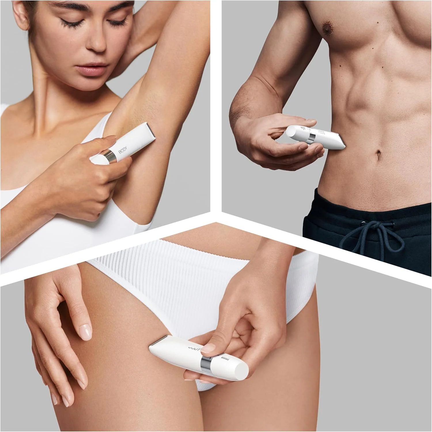 Braun Body Mini Trimmer BS1000, Electric Body Hair Removal for Everybody, for On-the-Go - Image 3