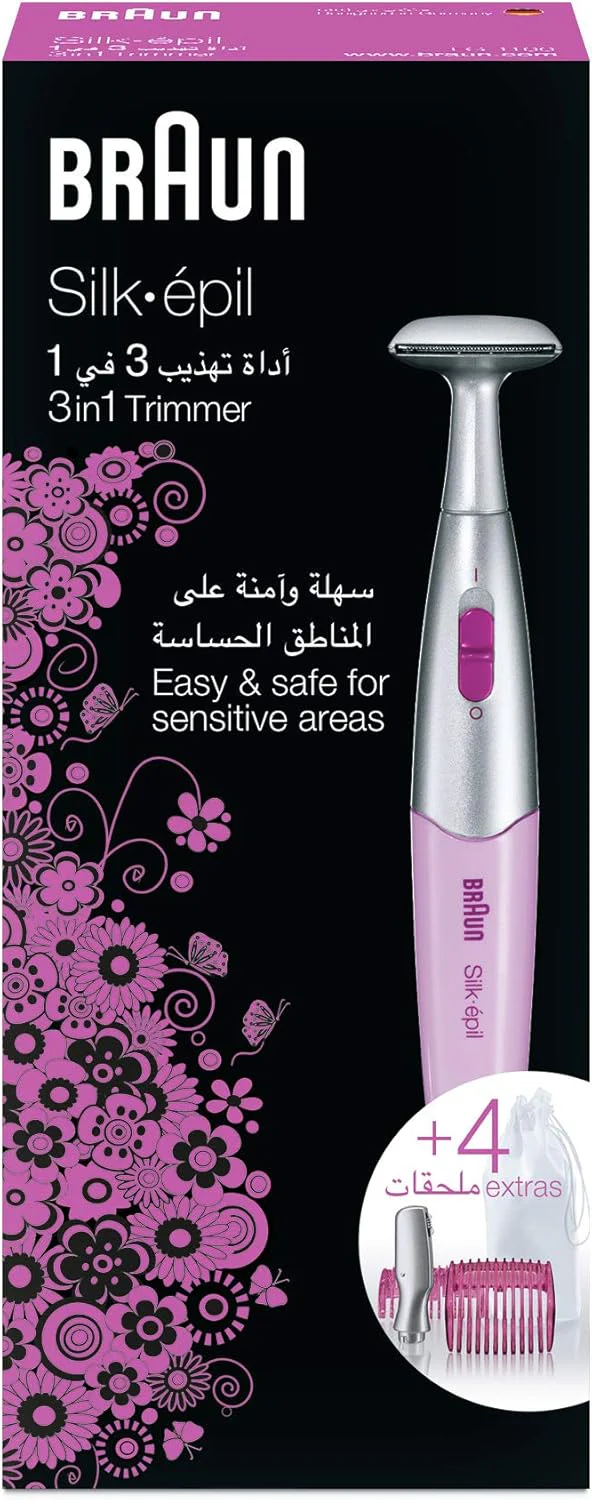 Braun Silk Epil 3-in-1 Trimmer Beauty Styler, Bikini Styler, Ease & Safe for Sensitive Area FG1100 - Image 5