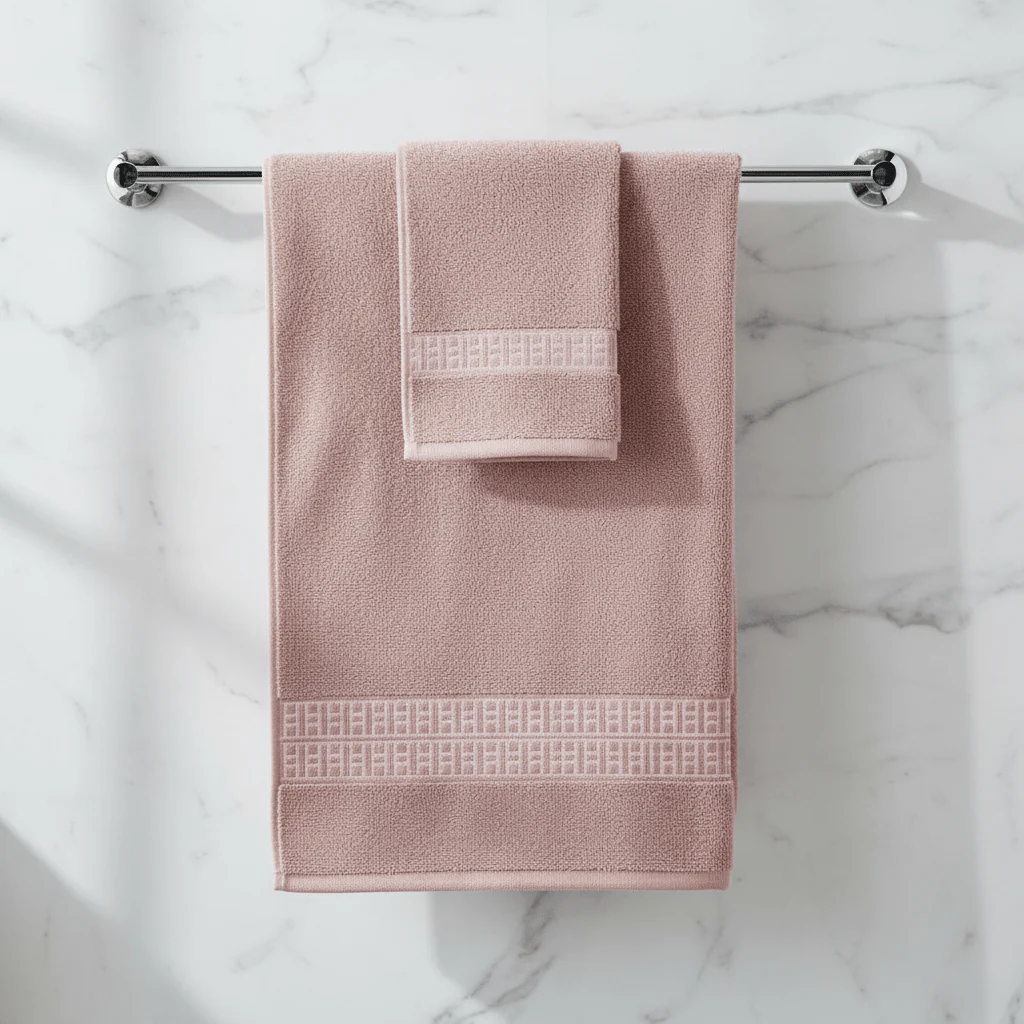 BTC Zahra Luxe Body Care Bath Towel – Pink (70×140 cm) - Image 3