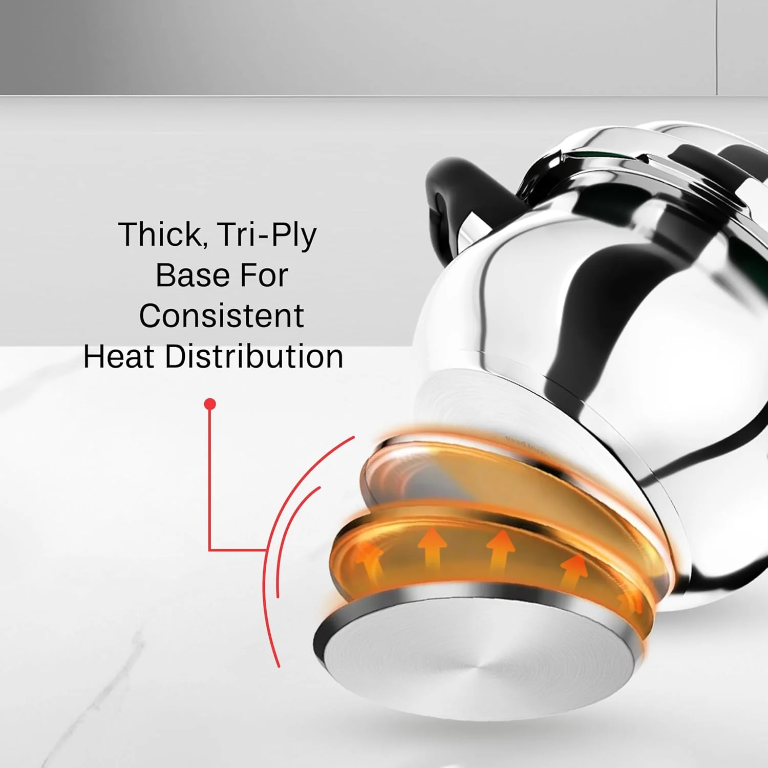 Butterfly 5.5L Stainless Steel Curve Pressure Cooker – Heavy Duty Design - Image 6
