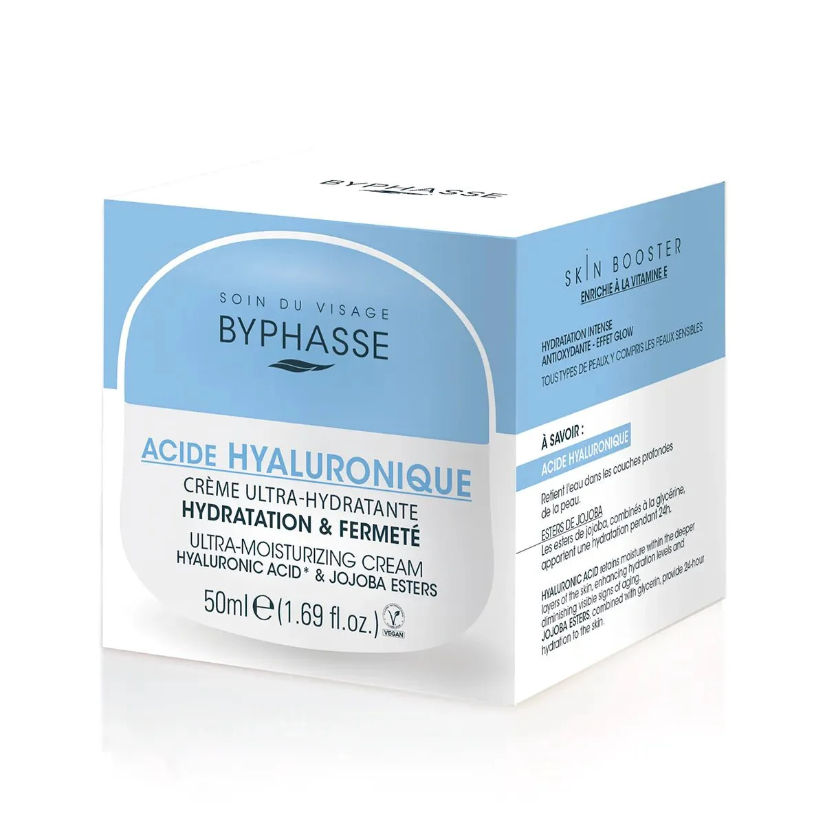 Byphasse Ultra-Hydrating Hyaluronic Facial Cream – Intense Moisture Care, 50ml