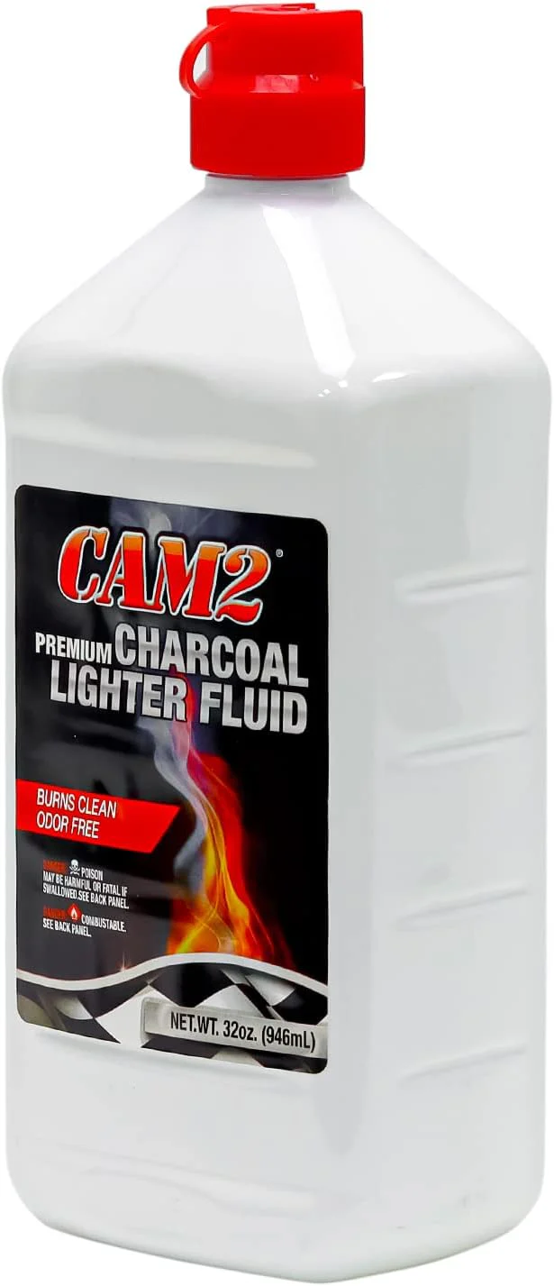 CAM2 Premium Charcoal lighter Fluid BBQ fire fluid. Barbecue lighter. Quickly & Easily Ignite BBQ Grills With Lighter Fluid. odorless fluid Pack of 1 Pack of 3 946ml (3) - Image 3
