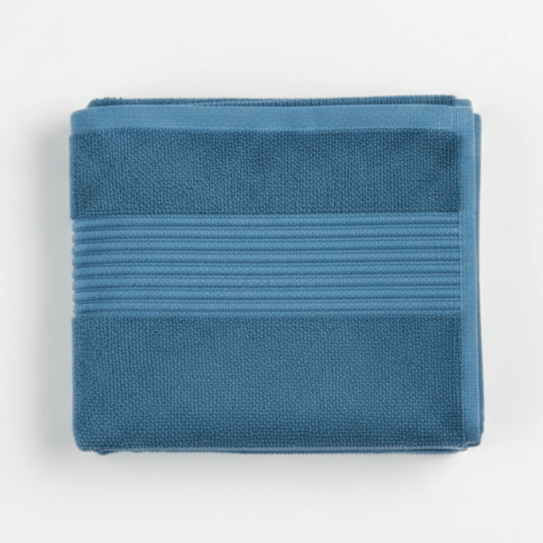 Cannon Face Towel – Indigo Blue | 50×100 cm - Image 3