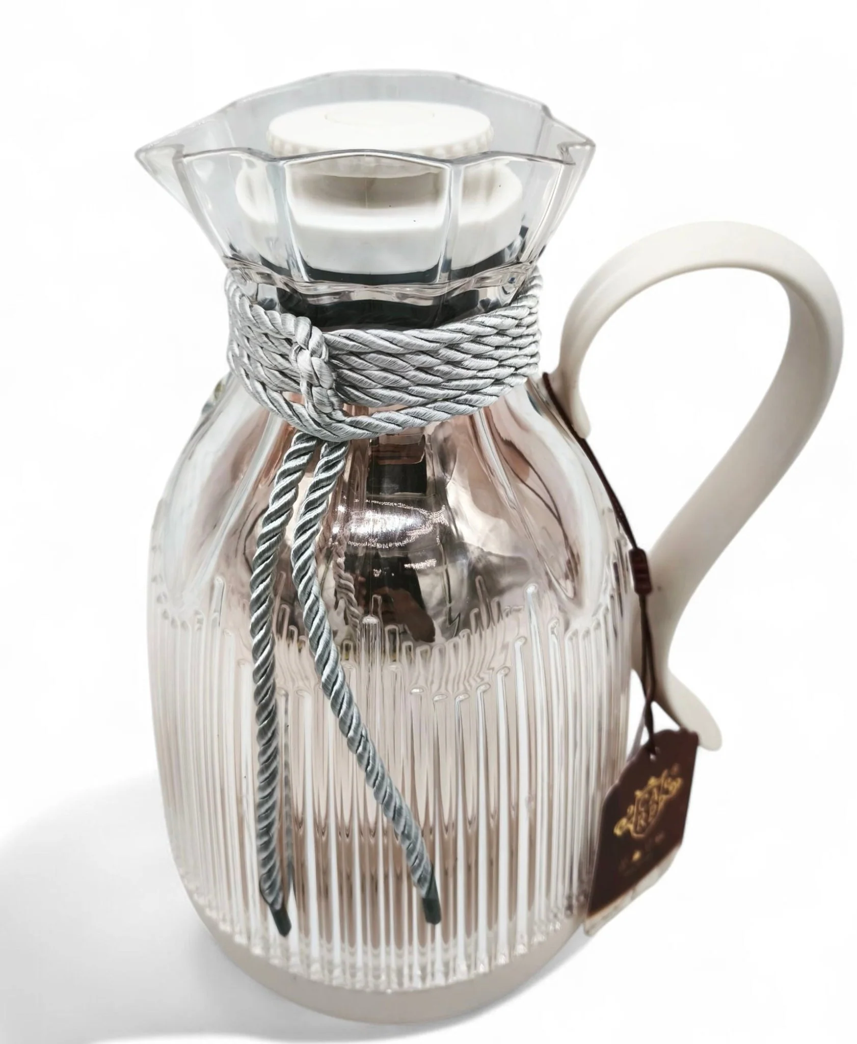 Carp Vacuum Flask 1Ltr White Transparent With Sleek Design - Image 2