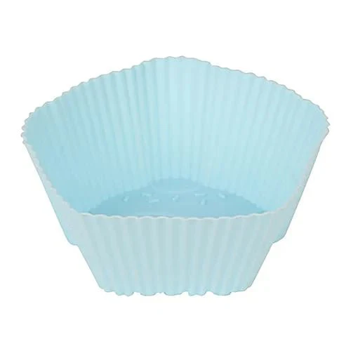 CASASUNCO Silicon Muffin Cups 4pc, Reusable Cupcake Liners,Muffin Design, Blue- SK1161 - Image 2