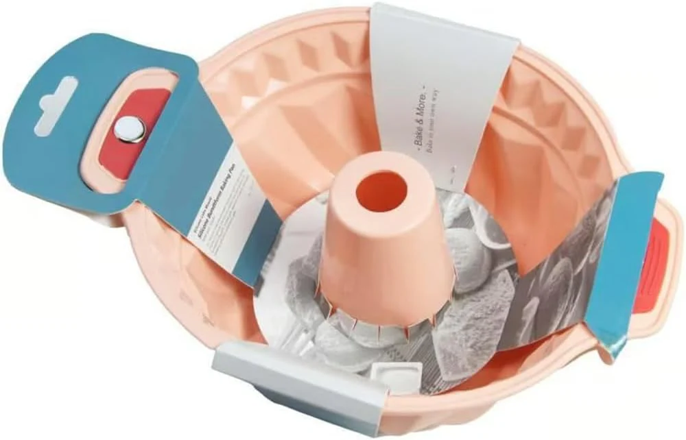 Casasunco Silicone Cake Mould 23cmX29cmX10cm-Peach - Image 2