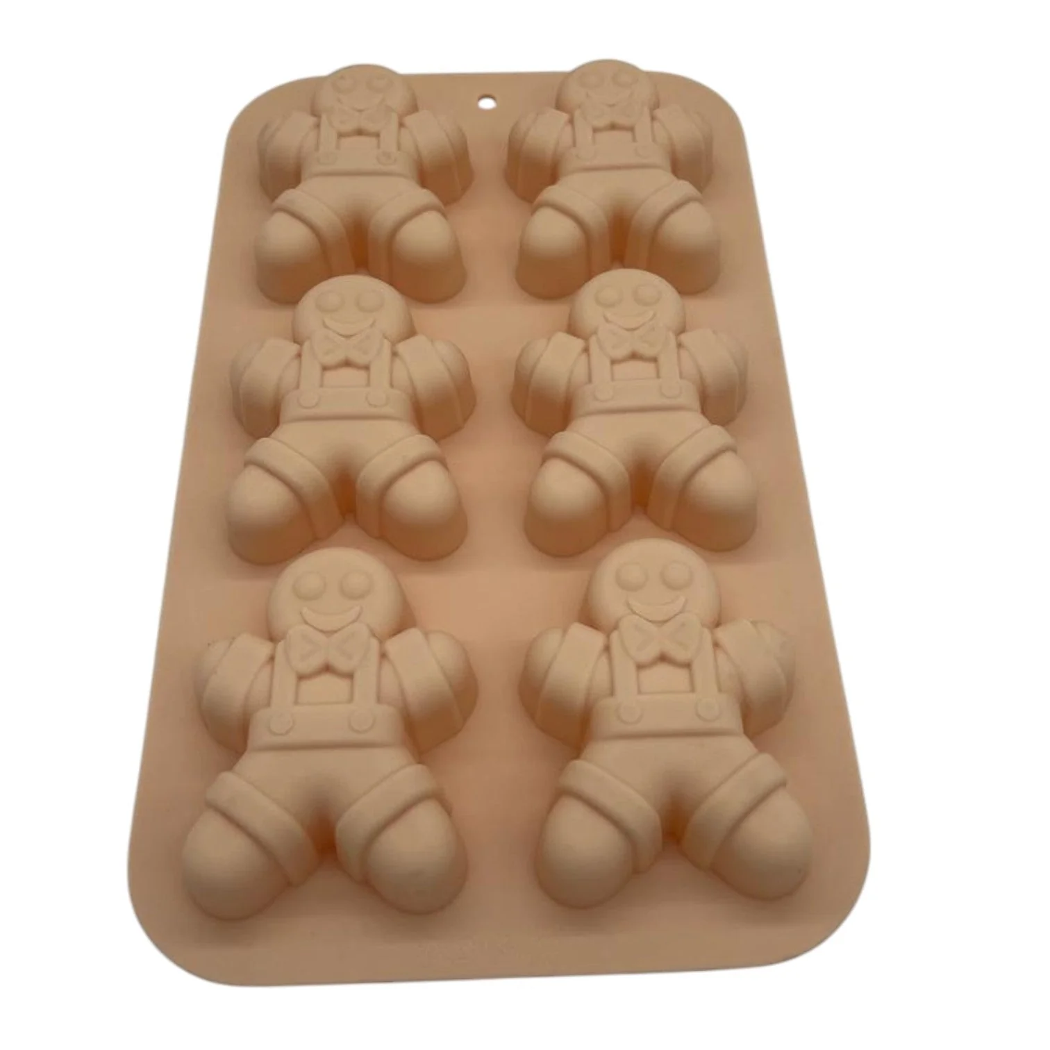 Casasunco Silicone Muffin Pan 6 Way  29cmX17cm-Peach