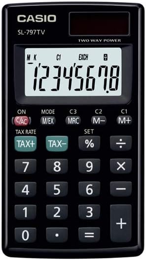 Casio SL-797TVBK Portable Calculator