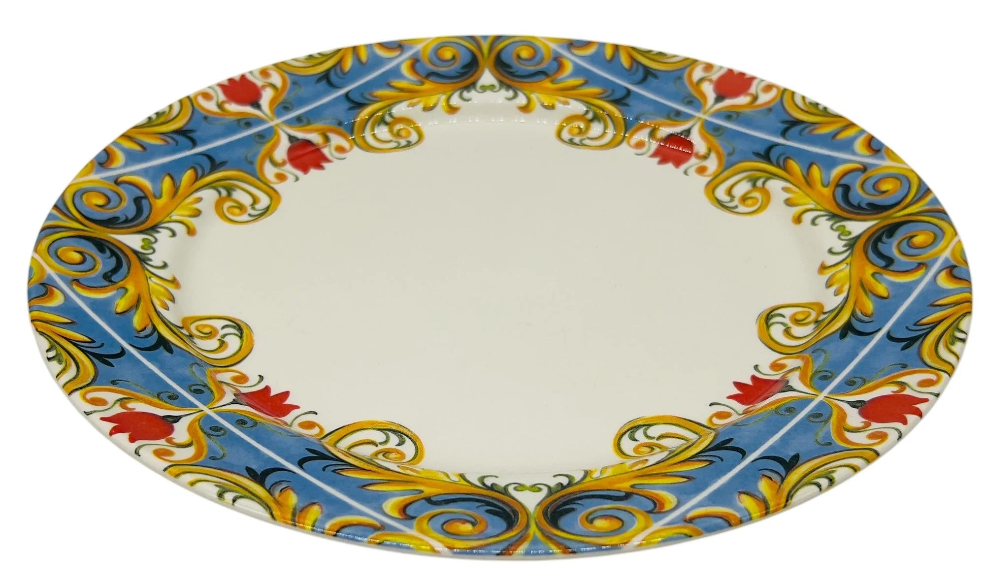Claytan Ceramic Chop Plate 30.4cm, Medieval Multicolor- CLA.ME084949 - Image 2
