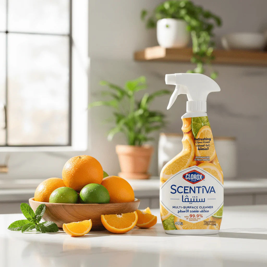 Clorox Scentiva Multi Surface Cleaner Madagascar Citrus Grove Spray-500Ml - Image 2