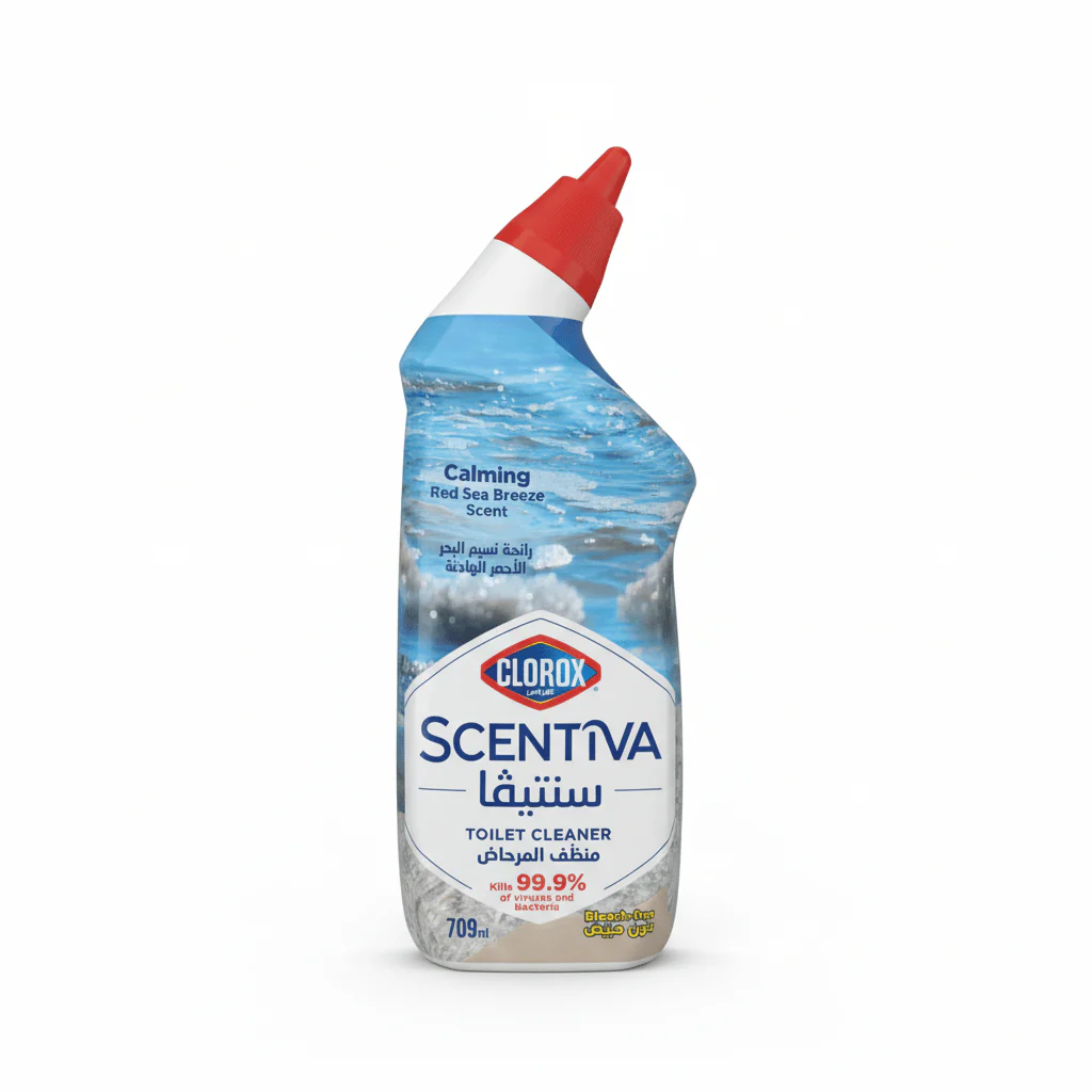 Clorox Scentiva Red Sea Breeze Toilet Cleaner-709ml