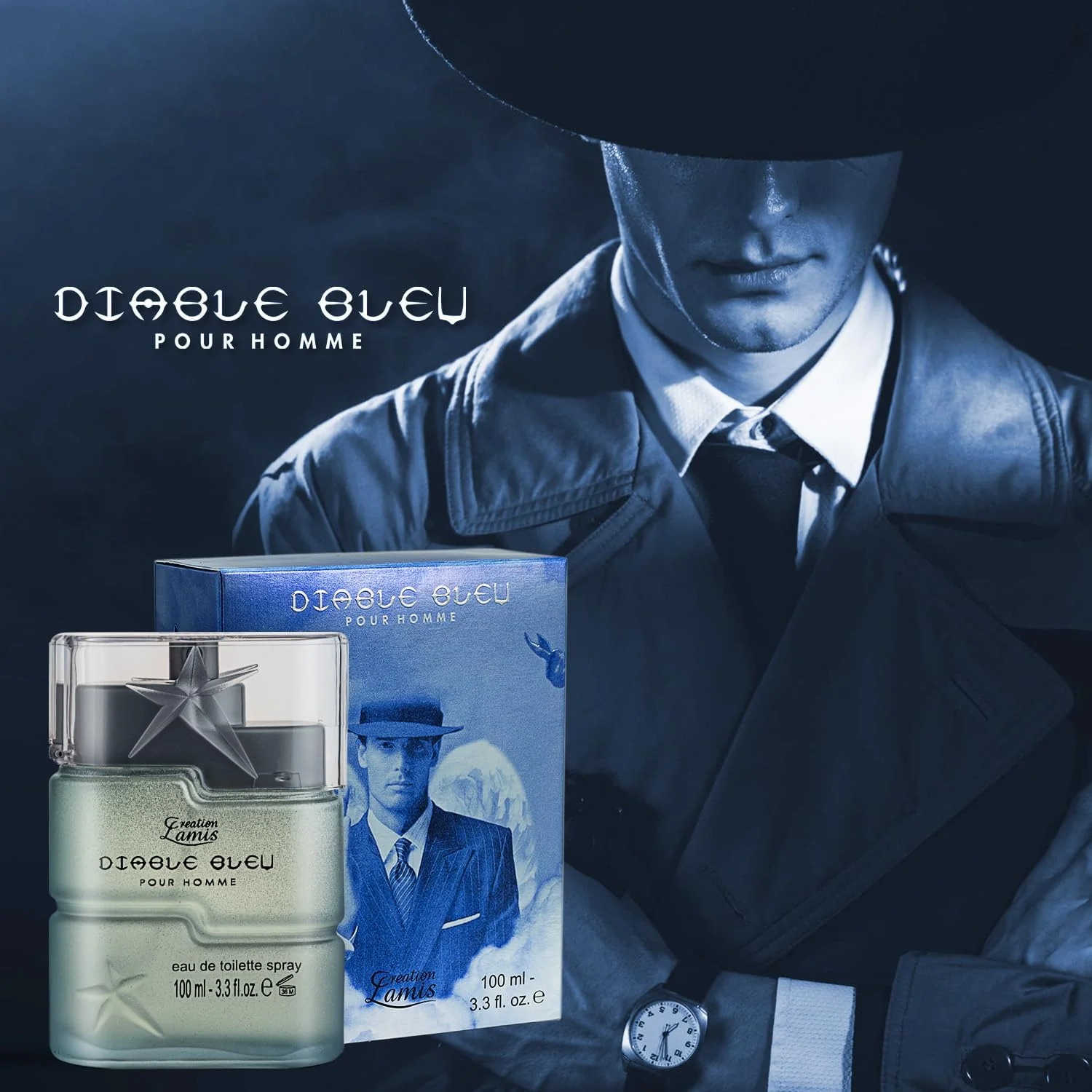 Creation Lamis - Diable Bleu | Oriental & Woody Long Lasting Fragrance | Perfume for Men | Eau de Toilette (EDT)-100ML - Image 5